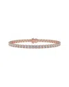 Diamond Select Cuts 14k Rose Gold Sselects 7.00 Ct. Tw. Diamond Tennis Bracelet