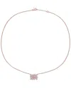 Diamond Select Cuts 14k Rose Gold .88 Ct. Tw. Diamond Necklace