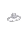 Diamond Select Cuts 14k White Gold 0.87 Ct. Tw. Diamond Ring