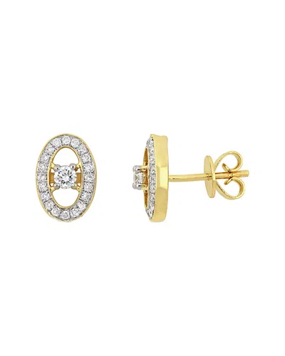 Diamond Select Cuts 14k Yellow Gold 0.34 Ct. Tw. Diamond Studs
