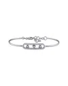 Diamond Select Cuts 18k 0.25 Ct. Tw. Diamond Bangle In Metallic