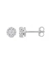 Diamond Select Cuts 18k 0.29 Ct. Tw. Diamond Halo Earrings