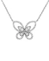 Diamond Select Cuts 18k 0.46 Ct. Tw. Diamond Butterfly Necklace