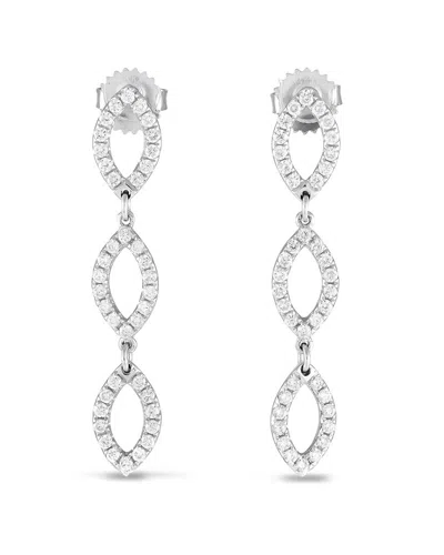 Diamond Select Cuts 18k 1.00 Ct. Tw. Diamond Drop Earrings In Metallic