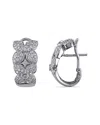 Diamond Select Cuts 18k 1.00 Ct. Tw. Diamond Mini Hoops In Multicolor
