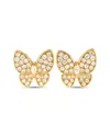 Diamond Select Cuts 18k 1.33 Ct. Tw. Diamond Butterfly Earrings