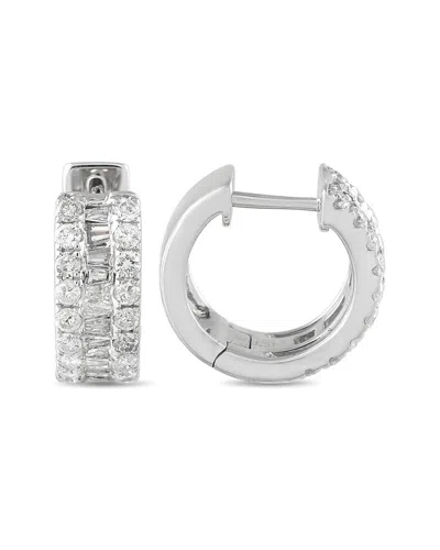 Diamond Select Cuts 18k 1.33 Ct. Tw. Diamond Earring In Metallic