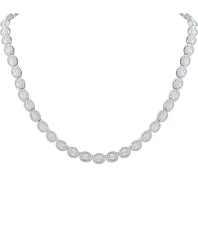 Diamond Select Cuts 18k 20.80 Ct. Tw. Diamond Necklace In Metallic