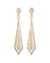 Diamond Select Cuts 18k 3.55 Ct. Tw. Diamond Geometric Drop Earrings