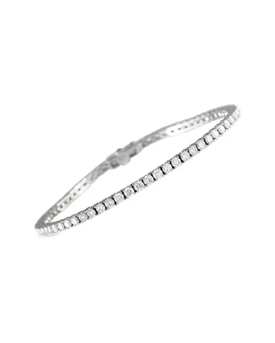 Diamond Select Cuts 18k 3.58 Ct. Tw. Diamond Bracelet In Metallic