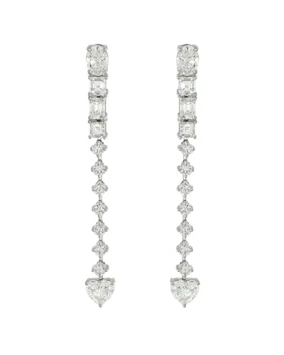 Diamond Select Cuts 18k 3.95 Ct. Tw. Diamond Earring In Pattern