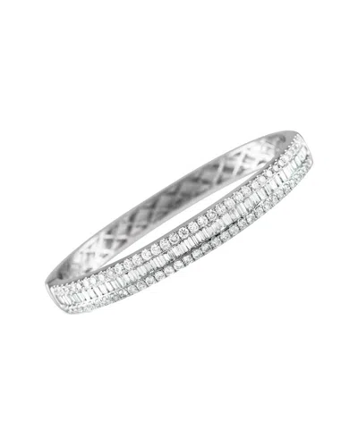 Diamond Select Cuts 18k 5.95 Ct. Tw. Diamond Bracelet In Metallic