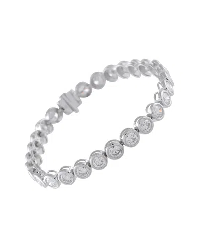 Diamond Select Cuts 18k 9.00 Ct. Tw. Diamond Bracelet In Silver