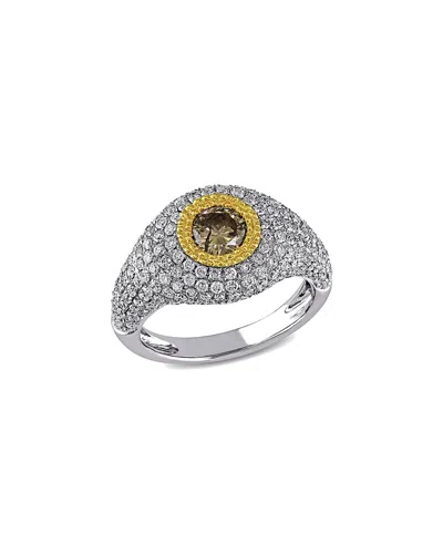 Diamond Select Cuts 18k Diamond Ring In Metallic