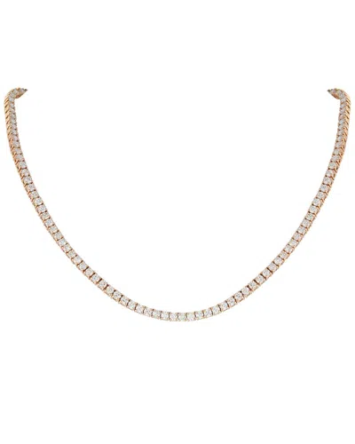 Diamond Select Cuts 18k Rose Gold 12.11 Ct. Tw. Diamond Necklace