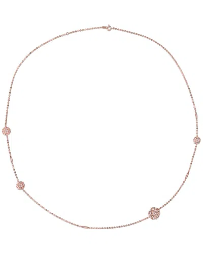 Diamond Select Cuts 18k Rose Gold .25 Ct. Tw. Diamond Necklace