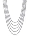 Diamond Select Cuts Certified 18k 16.14 Ct. Tw. Diamond Necklace