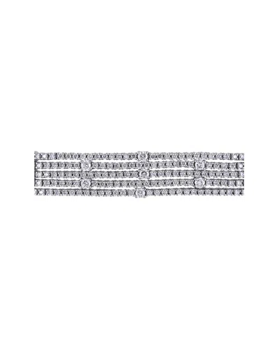 Diamond Select Cuts Certified 18k 7.90 Ct. Tw. Diamond Bracelet In Metallic