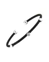 Diamond Select Cuts Clover 14k & Stainless Steel 0.02 Ct. Tw. Diamond Bangle Bracelet