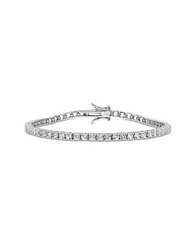 Diamond Select Cuts Silver Cz Tennis Bracelet