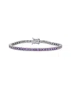 Diamond Select Cuts Silver Cz Tennis Bracelet