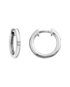 Diamond Select Cuts Silver 0.02 Ct. Tw. Diamond Earrings In Orange