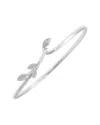 Diamond Select Cuts Silver Diamond Bangle Bracelet