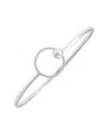 Diamond Select Cuts Silver 0.05 Ct. Tw. Diamond Bangle Bracelet