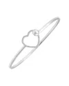 Diamond Select Cuts Silver Diamond Bangle Bracelet