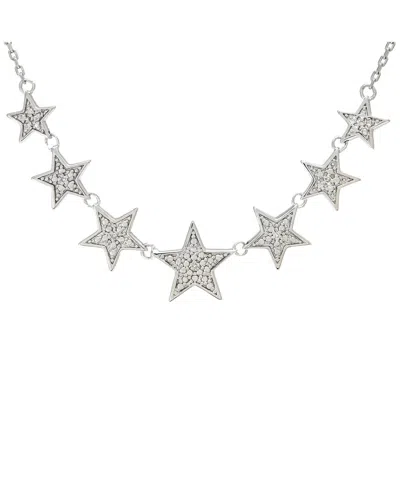 Diamond Select Cuts Silver Diamond Star Necklace