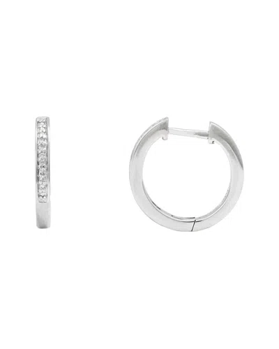 DIAMOND SELECT CUTS SILVER 0.07 CT. TW. DIAMOND EARRINGS