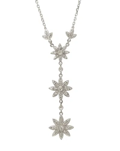 Diamond Select Cuts Silver 0.07 Ct. Tw. Diamond Necklace