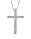 Diamond Select Cuts Silver Diamond Pendant