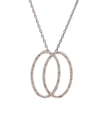 Diamond Select Cuts Silver 0.09 Ct. Tw. Diamond Necklace