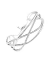 Diamond Select Cuts Silver Diamond Bangle Bracelet