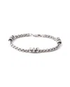 Diamond Select Cuts 0.10 Ct. Tw. Diamond Silver Bracelet In Metallic