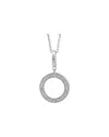 Diamond Select Cuts Silver Diamond Pendant Necklace