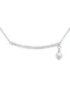 Diamond Select Cuts Silver 0.12 Ct. Tw. Diamond Necklace