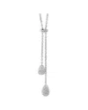 Diamond Select Cuts Silver 0.12 Ct. Tw. Diamond Necklace In Silver