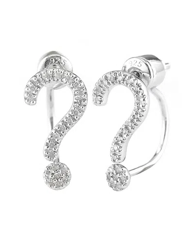 Diamond Select Cuts Silver 0.14 Ct. Tw. Diamond Earrings