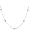 Diamond Select Cuts Silver 0.15 Ct. Tw. Diamond Necklace