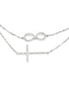 Diamond Select Cuts Silver 0.15 Ct. Tw. Diamond Necklace