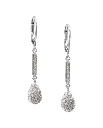 Diamond Select Cuts Silver 0.17 Ct. Tw. Diamond Earrings