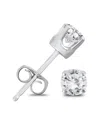 Diamond Select Cuts Silver 0.18 Ct. Tw. Diamond Earrings
