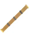 Diamond Select Cuts Silver & Stainless Steel 0.11 Ct. Tw. Diamond Bracelet
