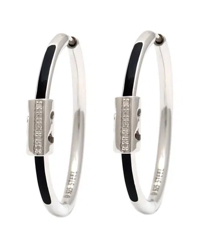 Diamond Select Cuts Silver/steel Diamond Earrings E0389d-50c