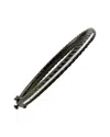 Diamond Select Cuts Silver & Steel 0.1 Ct. Tw. Diamond Bangle Bracelet