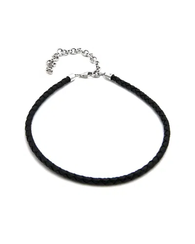 Diamond Select Cuts Silver Necklace In Black