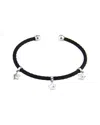 Diamond Select Cuts Star 14k & Stainless Steel 0.03 Ct. Tw. Diamond Bangle Bracelet