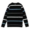Diamond-supply Men's Paradise Striped Tee Black Long Sleeve T-shirt